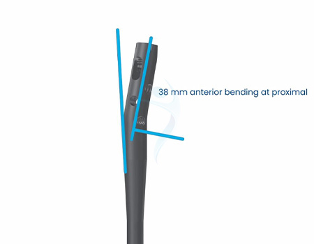 Suprapatellar Nail 38mm Anterior Bending